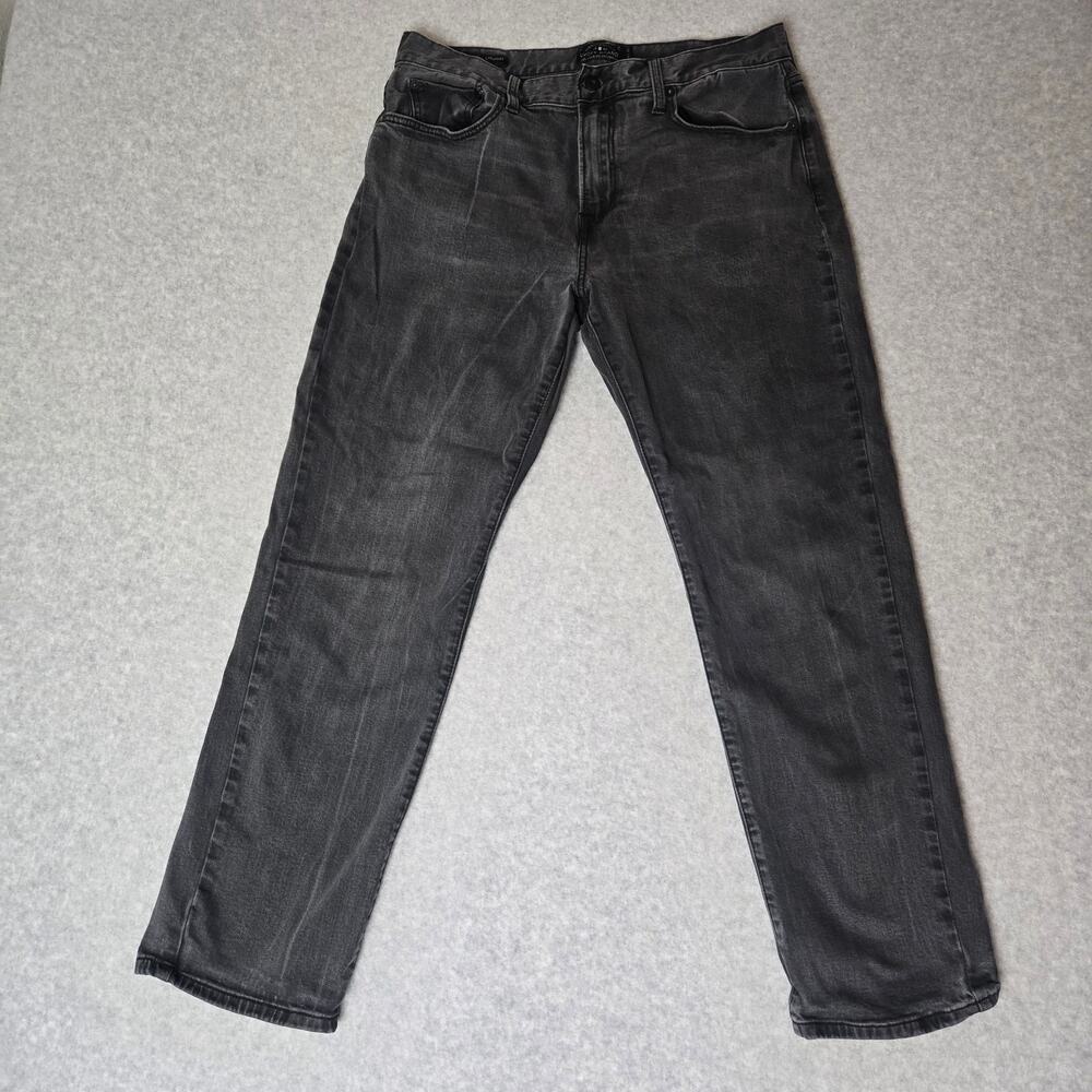 Lucky Brand 221 Straight Leg Men's Denim Jeans 34x30 Black Dark Wash